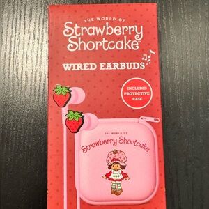 Strawberry Shortcake Wired Earbuds